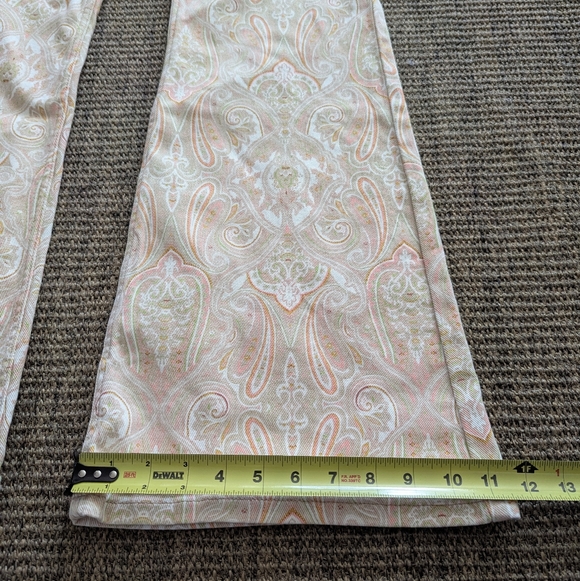 Wrangler High Rise Fierce Flare Paisley Jeans Women's 12/31x32 Lainey Country - Picture 7 of 10